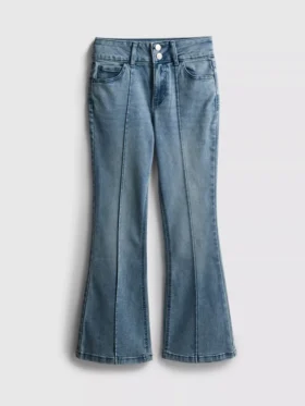 7–15 Jahre | Pintuck-Flare-Jeans