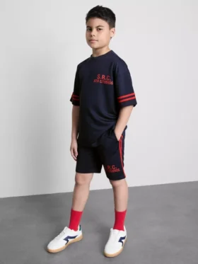 7–15 Jahre | Set aus Active-Mesh-T-Shirt und Shorts