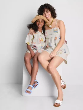 7–15 Jahre | Set aus Hemd mit Krawatten-Detail und Shorts