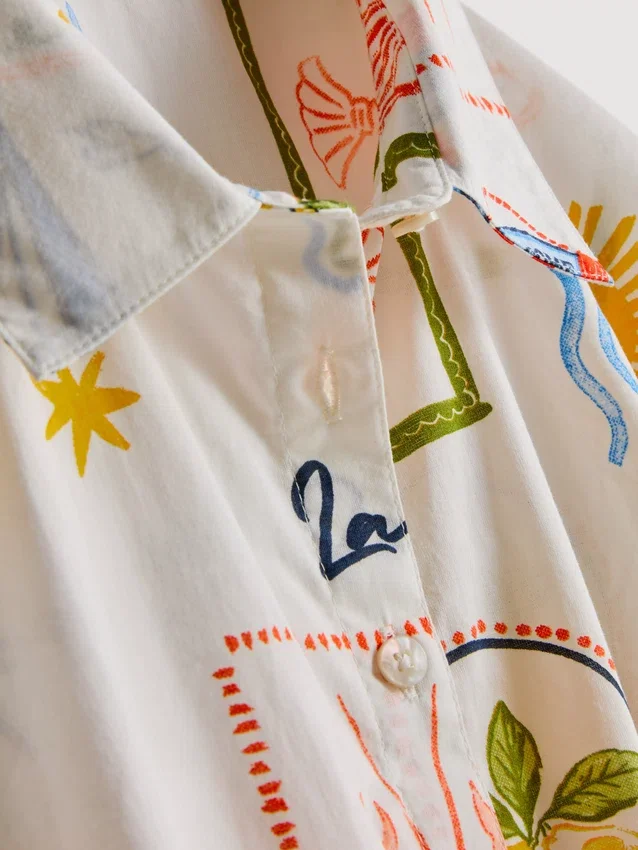 7–15 Jahre | Set aus Hemd mit Krawatten-Detail und Shorts