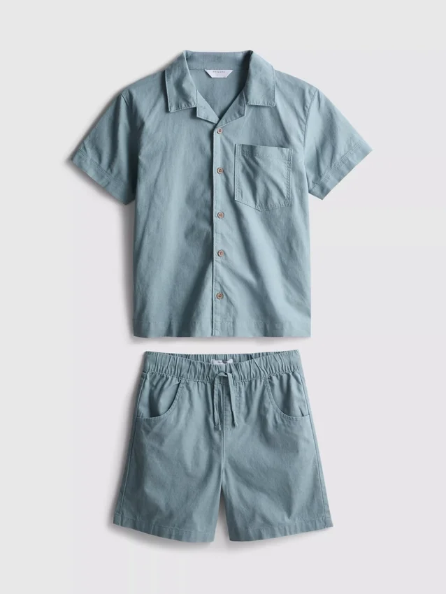 7–15 Jahre | Set aus Hemd und Shorts