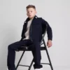 7–15 Jahre | Set aus Jacquard-Jacke mit Reissverschluss und Jogginghose