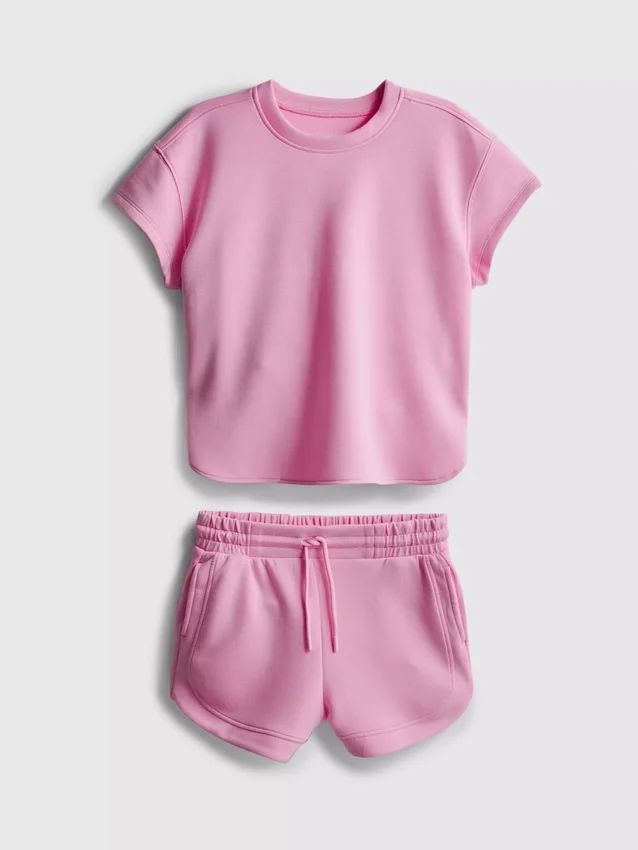 7–15 Jahre | Set aus kastenförmigem T-Shirt und Shorts