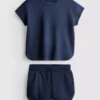 7–15 Jahre | Set aus kastenförmigem T-Shirt und Shorts