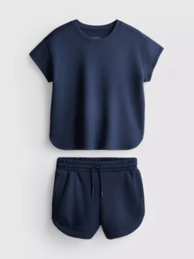 7–15 Jahre | Set aus kastenförmigem T-Shirt und Shorts