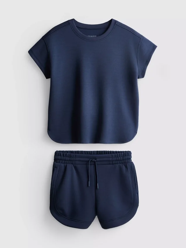 7–15 Jahre | Set aus kastenförmigem T-Shirt und Shorts