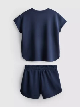 7–15 Jahre | Set aus kastenförmigem T-Shirt und Shorts