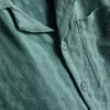 7–15 Jahre | Set aus strukturiertem Kurzarm-Hemd mit Knöpfen und Shorts