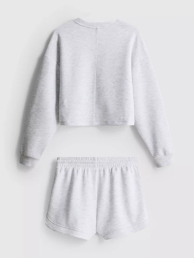 7–15 Jahre | Set aus Sweatshirt und Laufshorts