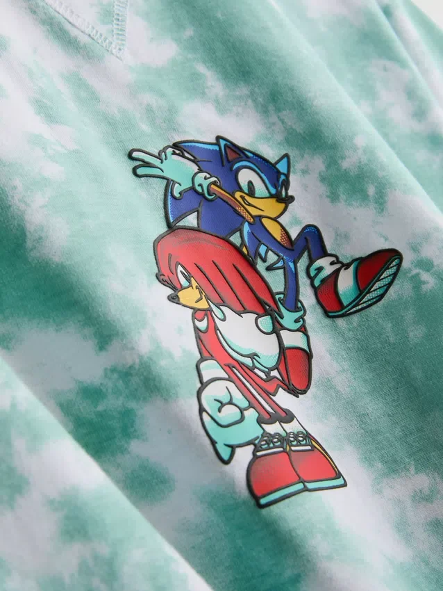 7–15 Jahre | Sonic the Hedgehog Tie-Dye-Hemd