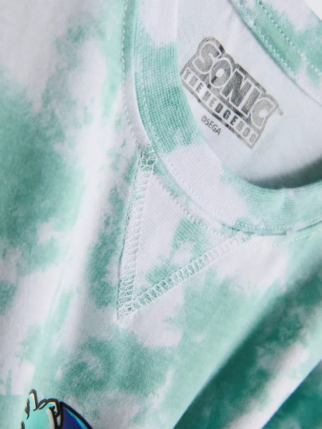 7–15 Jahre | Sonic the Hedgehog Tie-Dye-Hemd