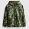 7–15 Jahre | Sportjacke mit Reissverschluss und Camouflage-Print