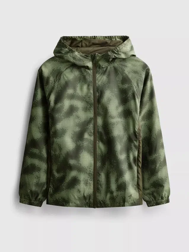 7–15 Jahre | Sportjacke mit Reissverschluss und Camouflage-Print