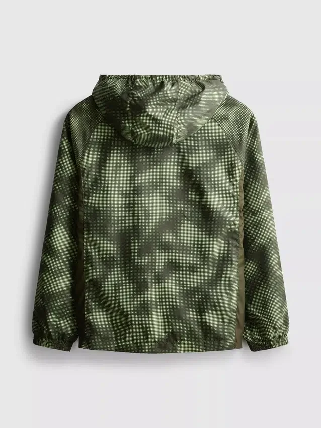 7–15 Jahre | Sportjacke mit Reissverschluss und Camouflage-Print