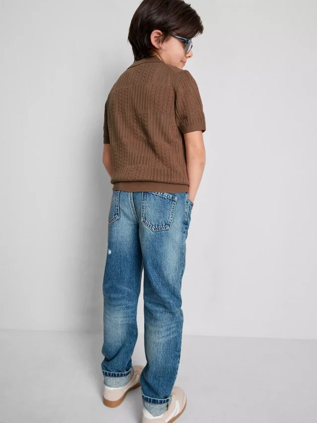 7–15 Jahre | Strick-Polohemd
