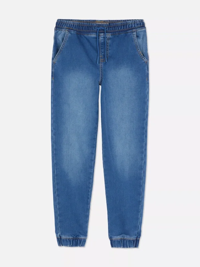 7–15 Jahre | Sweatpant-Jeans mit Umschlag