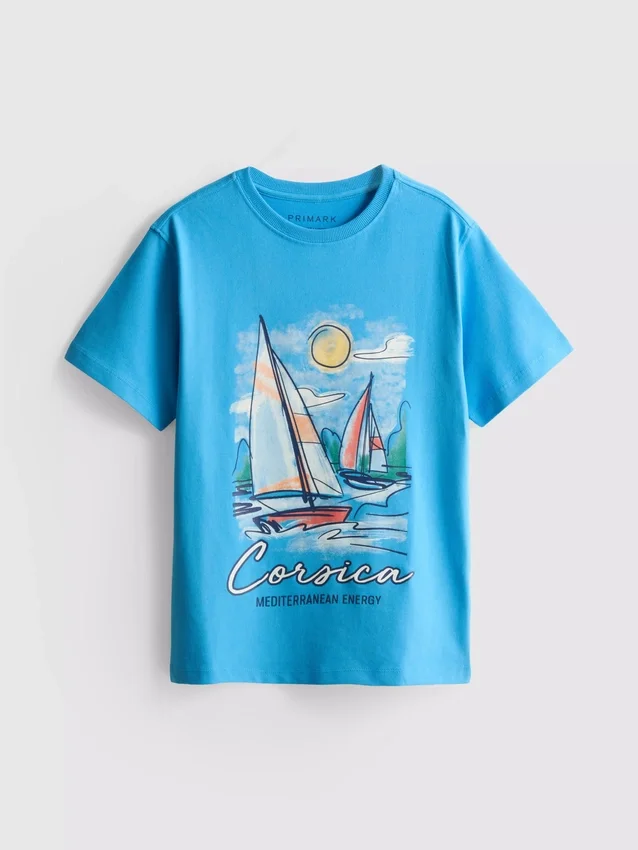 7–15 Jahre | T-Shirt mit Korsika-Motiv