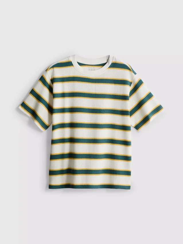 7–15 Jahre | T-Shirt mit Waffelstruktur