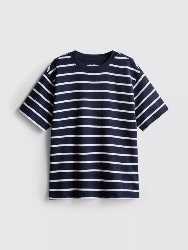 7–15 Jahre | T-Shirt mit Waffelstruktur