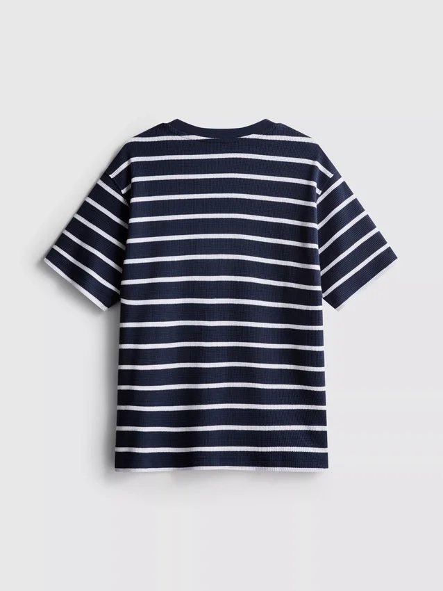 7–15 Jahre | T-Shirt mit Waffelstruktur