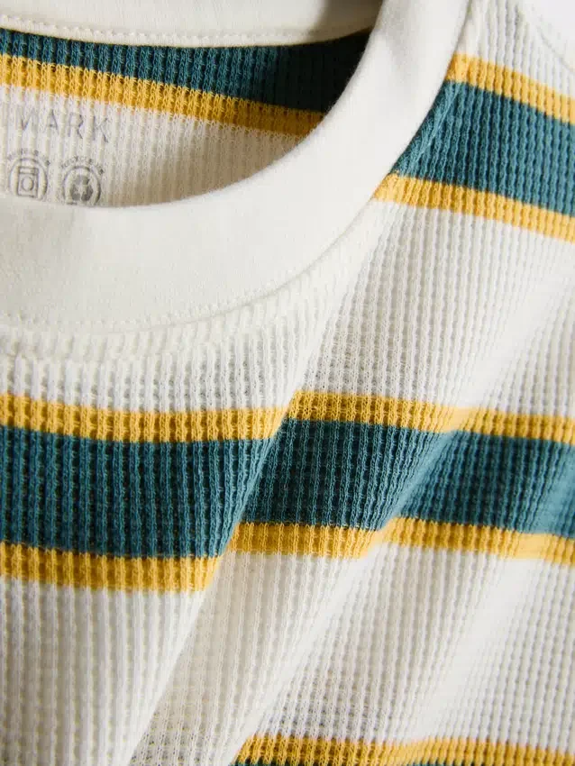 7–15 Jahre | T-Shirt mit Waffelstruktur