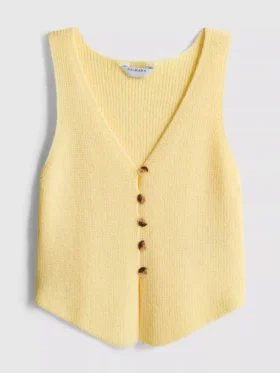 7–15 Jahre | V-Ausschnitt-Strick-Tanktop