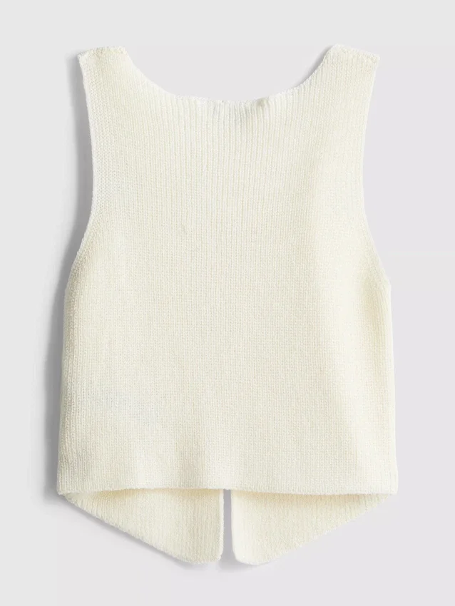 7–15 Jahre | V-Ausschnitt-Strick-Tanktop