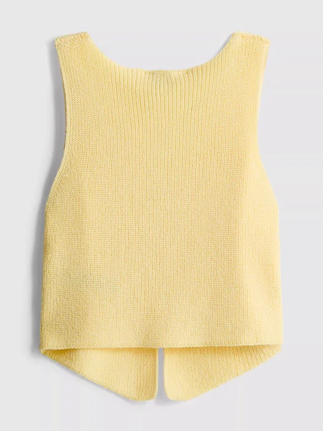 7–15 Jahre | V-Ausschnitt-Strick-Tanktop