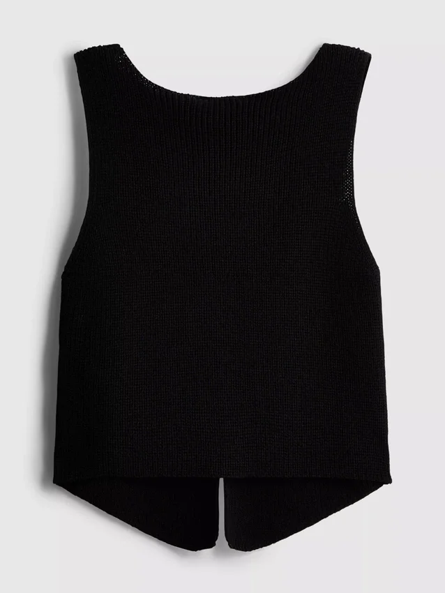 7–15 Jahre | V-Ausschnitt-Strick-Tanktop