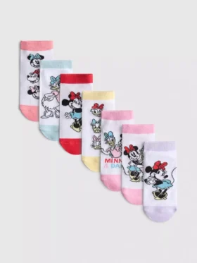 7er-Pack Disney Minnie-Mouse-Sneaker-Socken
