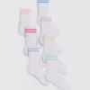 7er-Pack gerippte Sportsocken