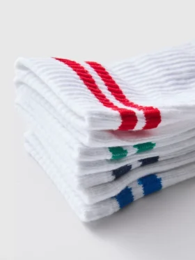 7er-Pack gerippte Sportsocken