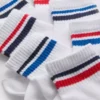 7er-Pack gestreifte Knöchelsocken