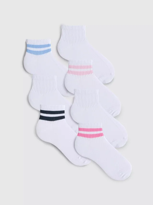7er-Pack kurze Sportsocken
