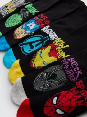 7er-Pack Marvel-Knöchelsocken