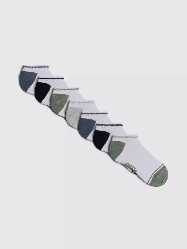7er-Pack Sneaker-Socken mit Wochentagen