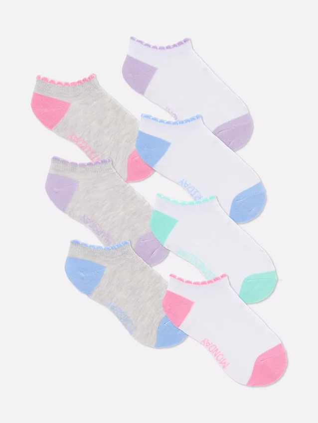 7er-Pack Sneaker-Socken mit Wochentagen