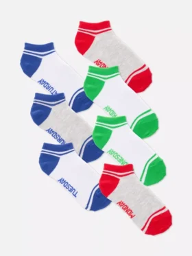 7er-Pack Sneaker-Socken mit Wochentagen