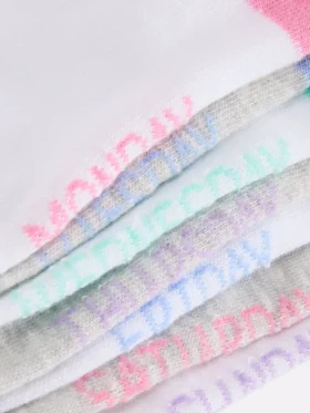 7er-Pack Sneaker-Socken mit Wochentagen