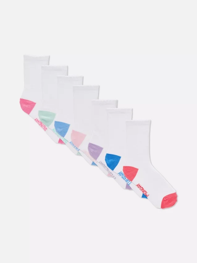 7er-Pack Wochentags-Socken
