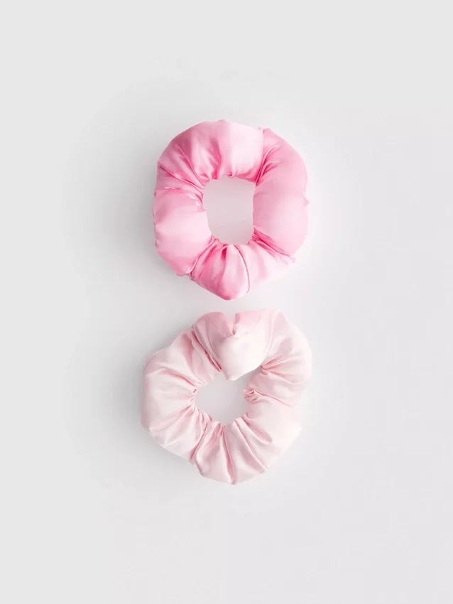 9er-Pack Jumbo-Satin-Scrunchies zum Schlafen