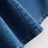A-Linien-Minikleid aus Baumwoll-Denim