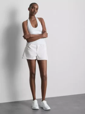 A-Linien-Shorts aus Baumwoll-Denim