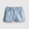 A-Linien-Shorts aus Baumwoll-Denim