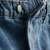A-Linien-Shorts aus Baumwoll-Denim