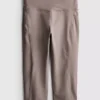 Aktiv-Capri-Leggings mit hoher Taille