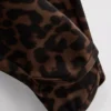 Aktiv-Leggings mit hohem Bund im Leopardenmuster