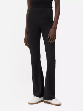 Aktiv-Leggings mit hoher Taille und ausgestelltem Bein