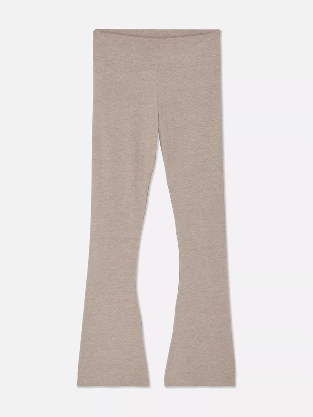 Aktiv-Leggings mit hoher Taille und ausgestelltem Bein
