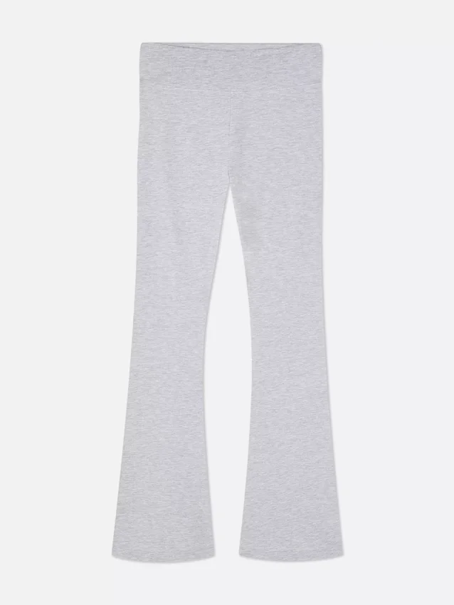 Aktiv-Leggings mit hoher Taille und ausgestelltem Bein